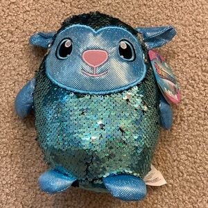 Shimereez Lainey Lamb sequin stuffed animal NWT